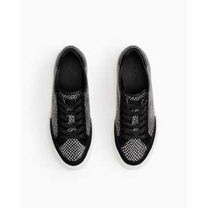 Rag & Bone RB Army Low Snake-Print Leather Sneakers Men’s Size 8